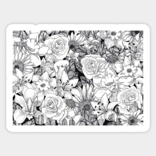 New York Flowers Sticker